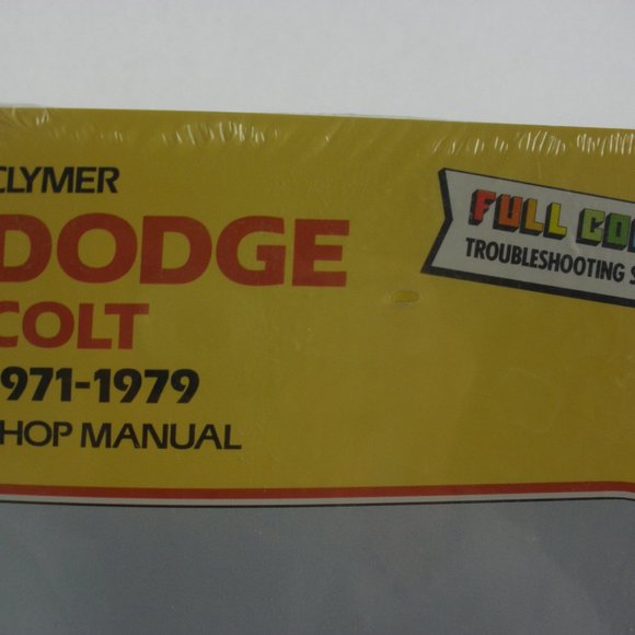 1971-1979 Dodge Colt Shop Manual - Picture 5 of 6